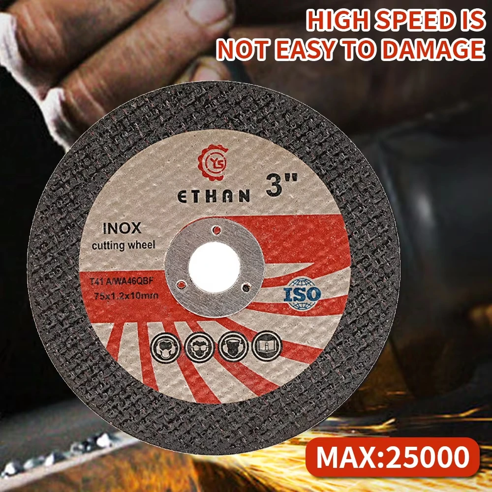 

25pcs 3 Inch Resin Cut Off Wheel Mini Metal Cutting Disc 75mm Diamond Saw Blade for Angle Grinder Metal Wood Pvc Cutting