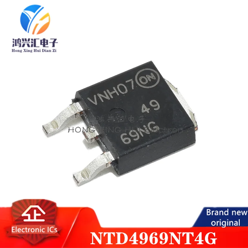 New/Original NTD4969NT4G Code 4969NG Trans MOSFET N-CH 30V 12.7A 3-Pin(2+Tab) DPAK T/R