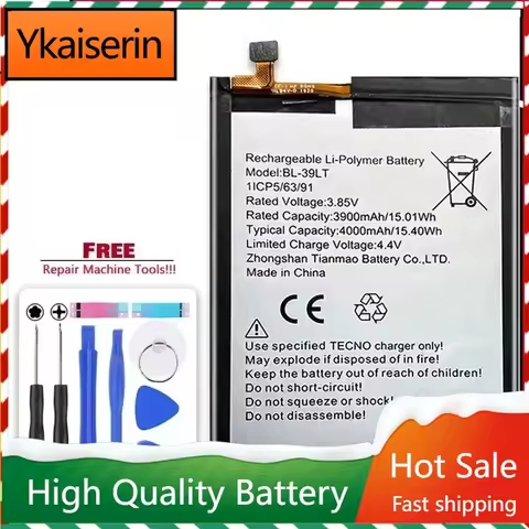 Battery BL-39LT 4000Mah For Tecno Camon 12 Camon12 CC7 Spark 4 KC2 Spark4