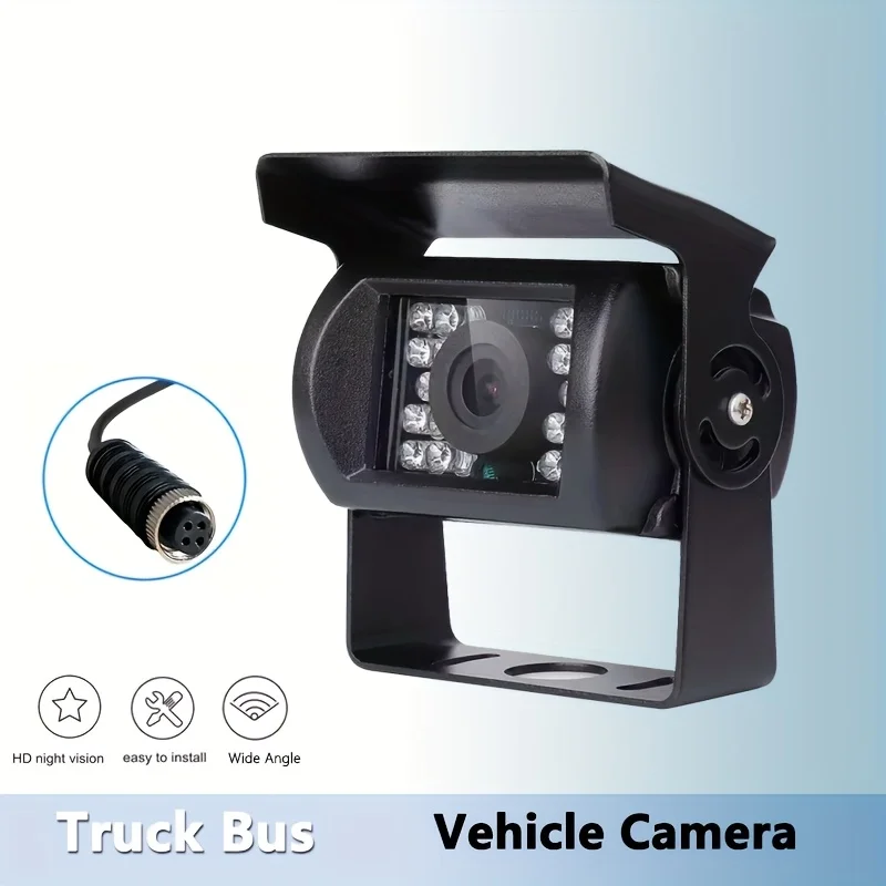 HD Backup Camera with 18-LED Night Vision, Wide Angle - Safe Driving Reversing Parking Solution for Pickup Trucks, RVs, Vans