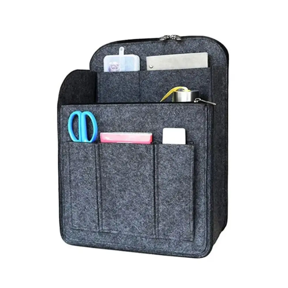 Multi-Pocket Insert Bag Organizer for Longchamp Backpack Storage Bag Felt Backpack Inner Bag Liner Bag Backpack Inner Bag
