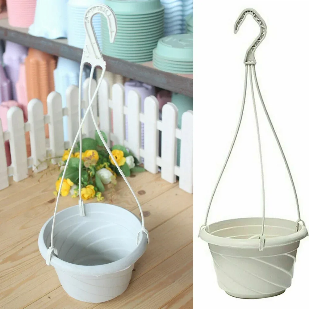 Hanging Flower Plant Pot Basket Flower Pot Stand Balcony Garden Decoration Outdoor Flower Pot Holder Plant Hangers Home Decor