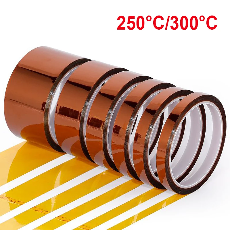 30M High Temperature Heat BGA Tape 300°C Thermal Insulation Tape Electronics Board Protection Polyimide Adhesive Insulating Tape