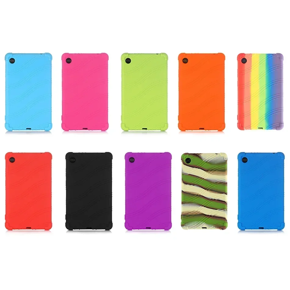 For Lenovo Tab M7 Gen 3 TB-7305x Tb-7306 Tb-7306 Case Kids Safe Shockproof Silicone Cover Tablet Protective Sleeve