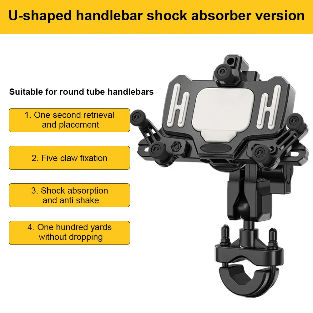 

Magnetic Suspension Mount Bike Phone Holder Anti-slip Mechanism Anti-vibration Design Cycling Adventures For Bicycles