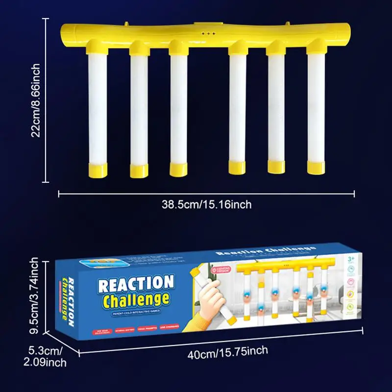 Drop Stick Game Glowing In The Dark Falling Sticks Catch Game 3 Adjustable Levels Hand Speed Challenge With Music Educational