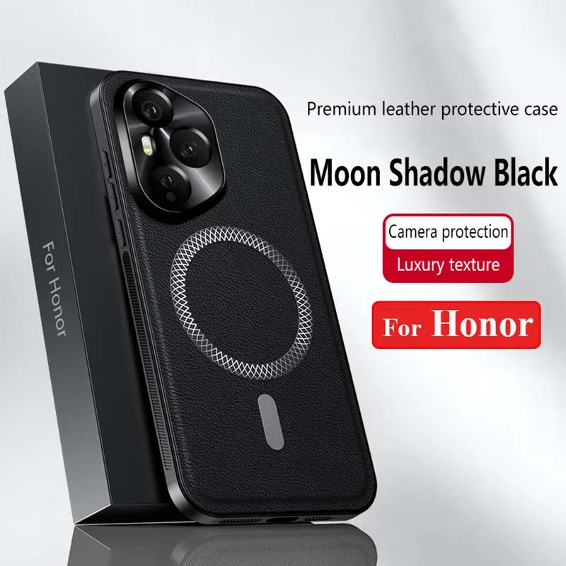 Funda para Honor 200 400 Pro, funda suave a prueba de golpes Mag-safe, Protector de cámara de Metal, Fundas para Honor Magic 6 7 8 Pro 7Lite
