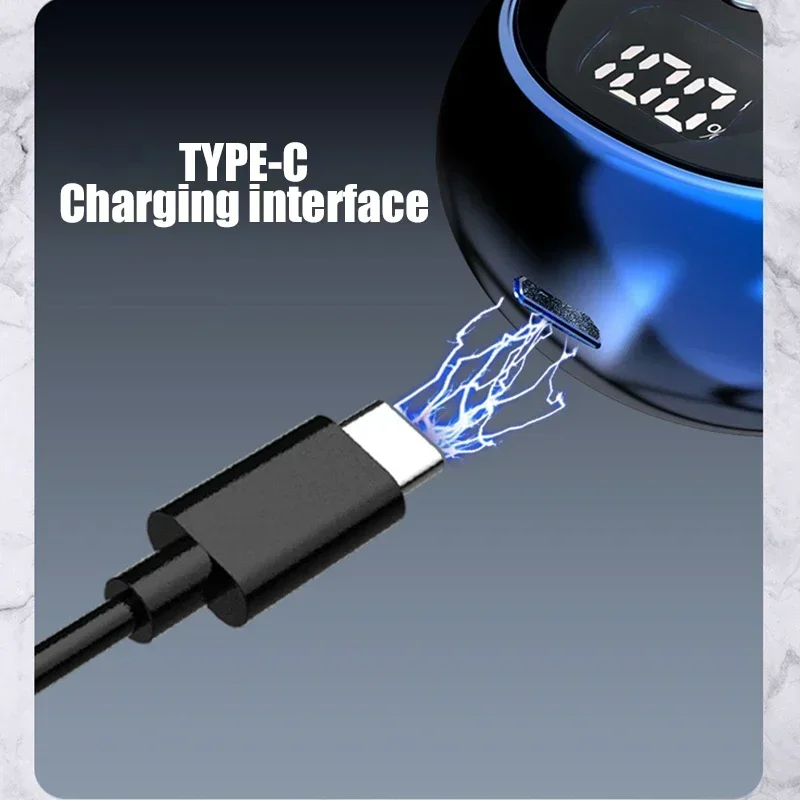 ماكينة حلاقة كهربائية صغيرة للرجال للسفر محمولة قابلة للفصل مقاومة للماء ماكينة حلاقة USB قابلة لإعادة الشحن ومزيل شعر اللحية والجسم