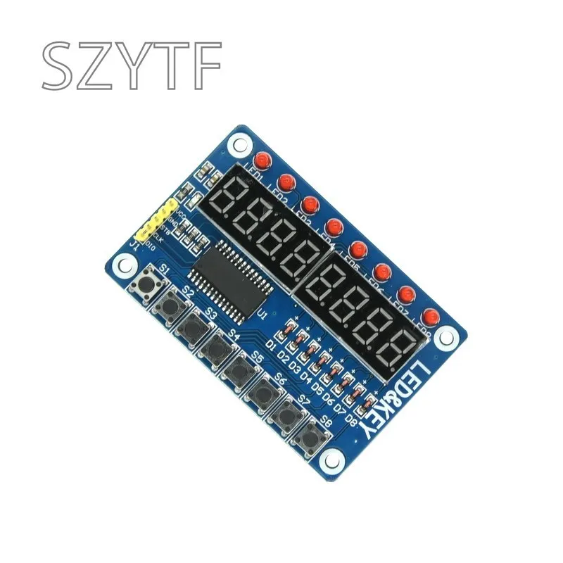 TM1638 Module Key Display For AVR Arduino New 8-Bit Digital LED Tube 8-Bit