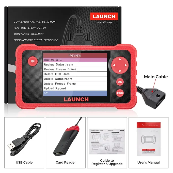 New Arrival Multi Language Launch CRP123 V2.0 Multi System Diagnostic Tool Engine Diagnostic Handheld Scanner For All Cars