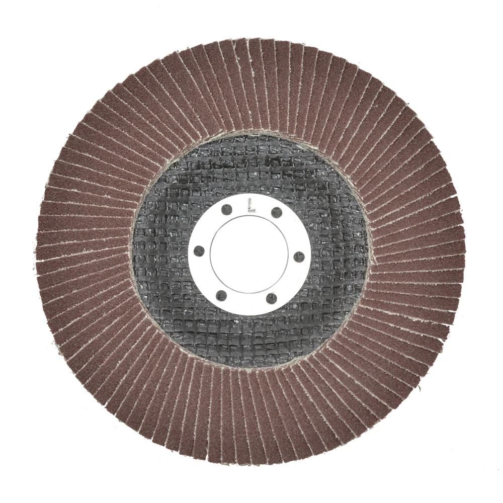 5-teilige Zirkonoxid-Klappens ch eiben 115/125/150mm Schleif scheiben Schleif scheiben blätter mit Körnung 36/80/180 für die Winkels chleif bearbeitung