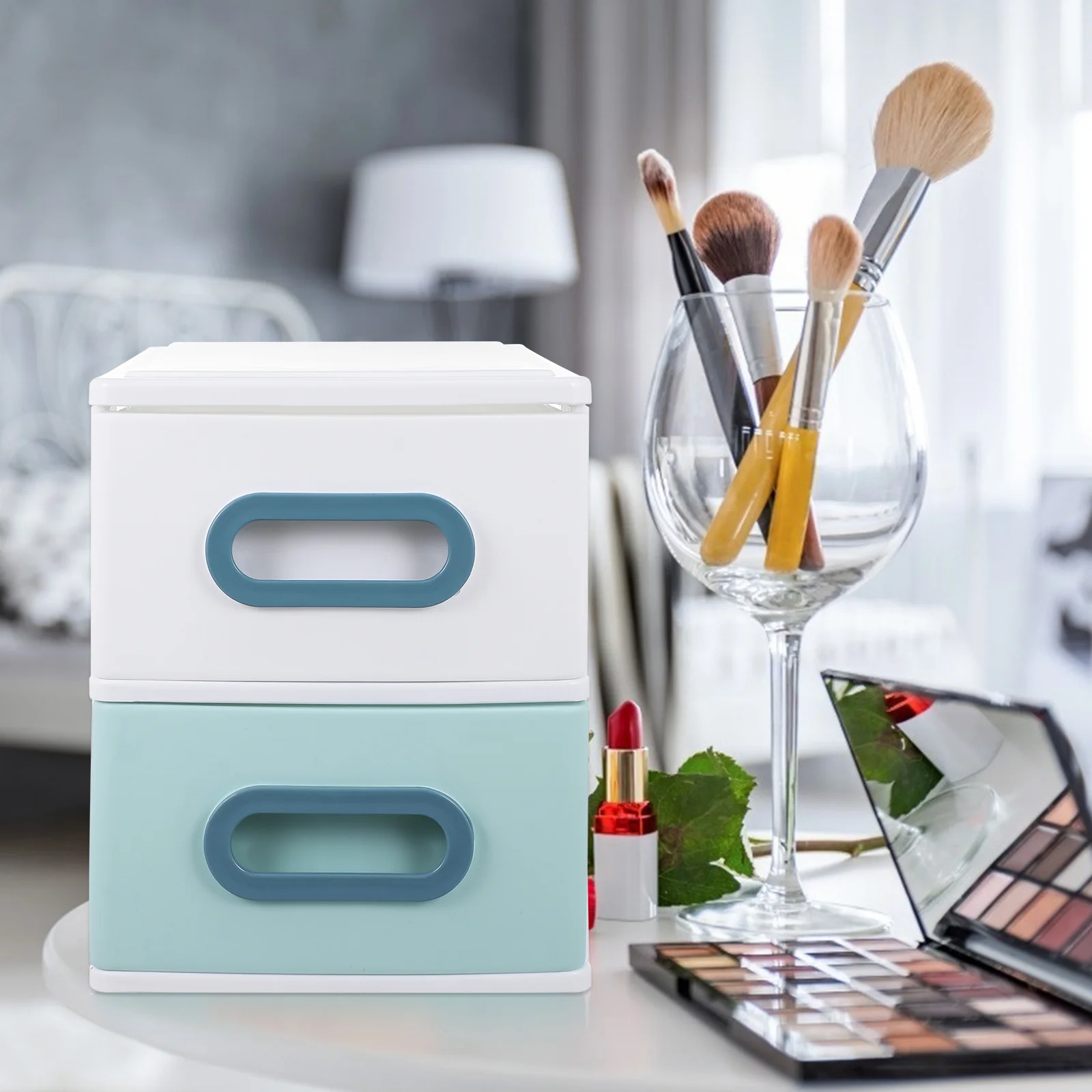 

Drawer Type Container Multipurpose Organizer Home Makeup Case Holder Storage