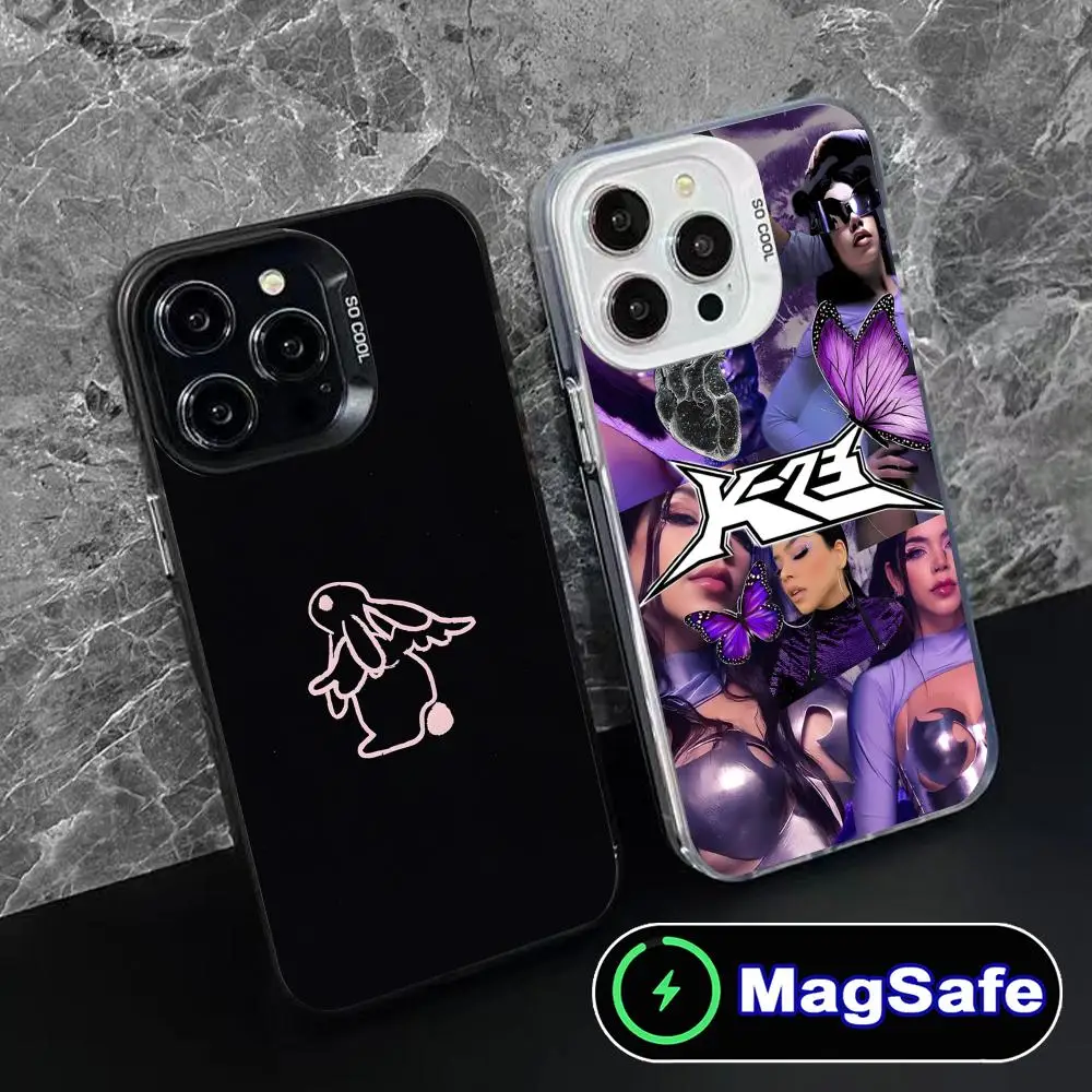 

Чехол Kenia OS для мобильных телефонов iPhone 17, 16, 15, 14, 13, 12, 11 Air Pro Max Plus с MagSafe, полупрозрачный, цветной, люксовый