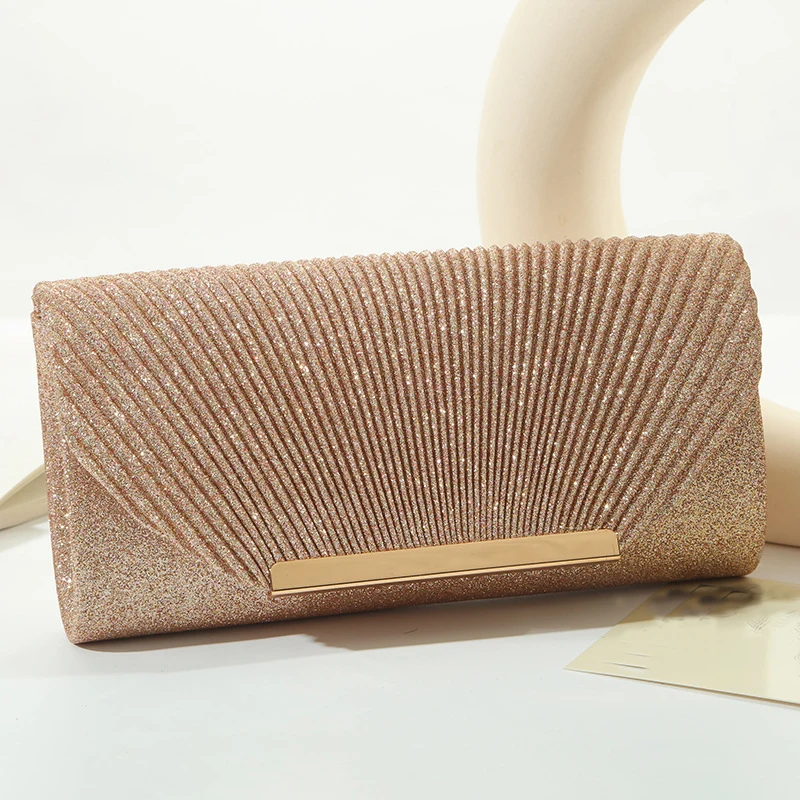 

Fashion Elegant Clutch Bag New 2023 Hot Selling Chain Dinner Bag Bride Bridesmaid Lady Handbag Factory Outlet