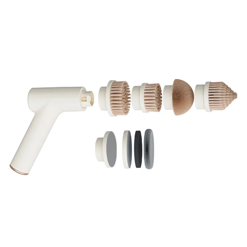 

Drill Brushes Handheld Cleaning Machine Household Bathroom Long Handle Telescopic Charging Seven-in-one Powerful