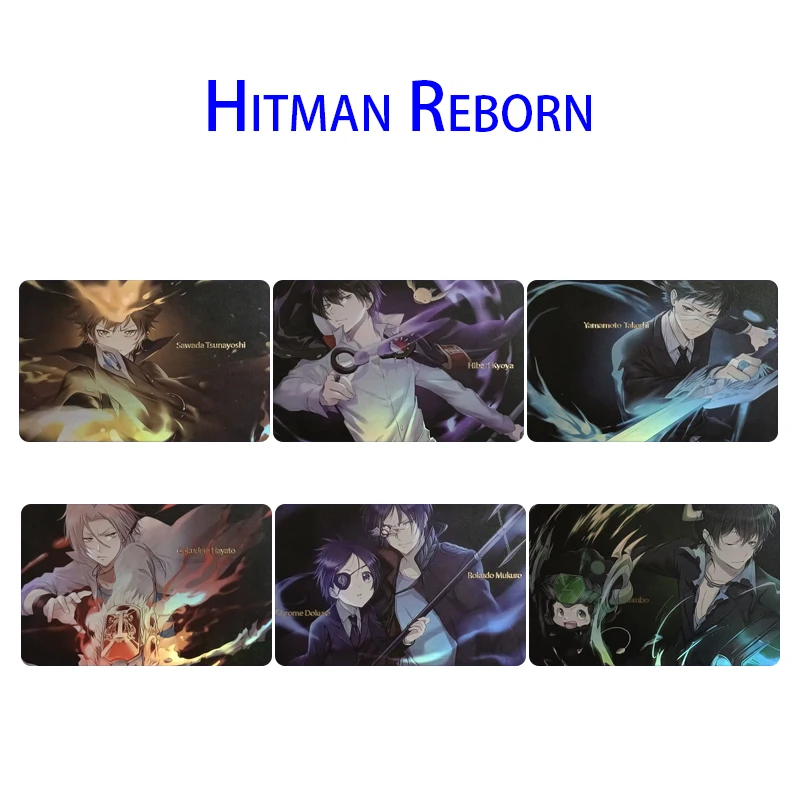 

1Pcs/set Hitman Reborn Collection Card Homemade Board Game Card Sawada Tsunayoshi Anime Characters Kids Toys Christmas Gift