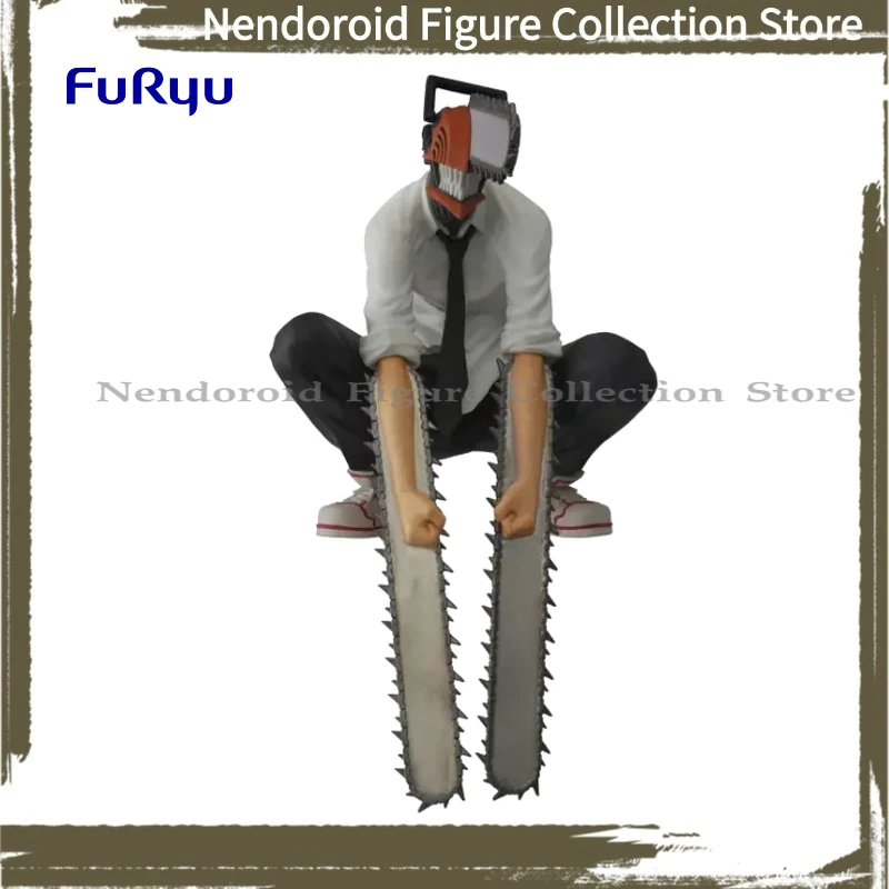 

In Stock FuRyu Chainsaw Man Denji Press Cup Noodle Desktop Cute Doll Anime Action Figure Toy Gift Model Collection