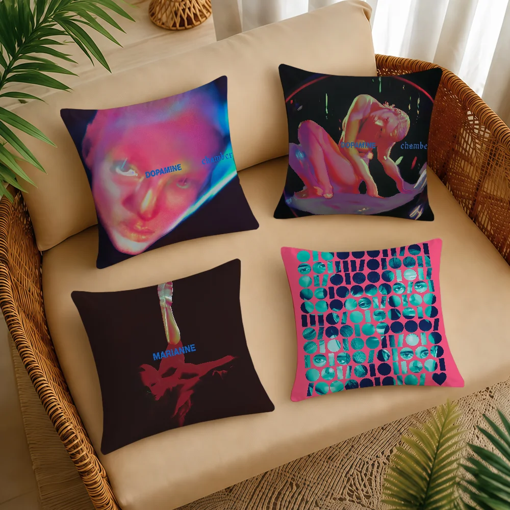 Dopamine Chamber F-FFontaines D-DC Cushion Cover Square Decorative Throw Pillow Case Sofa Bed Living Room Anniversary Gifts