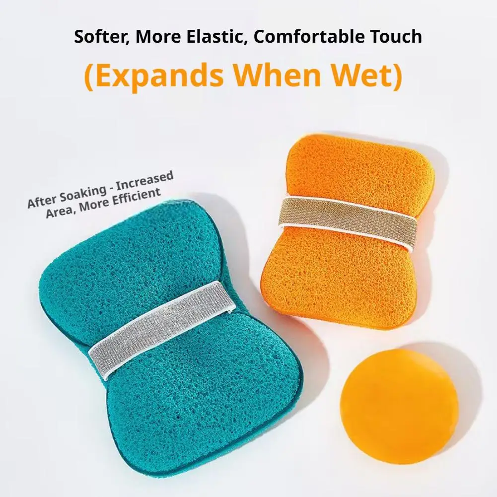 Soap Saver Sponge Foaming Net Bath Pouch, Exfoliating Body Scrubber for Shower Skin Care For Bathtub & Shower