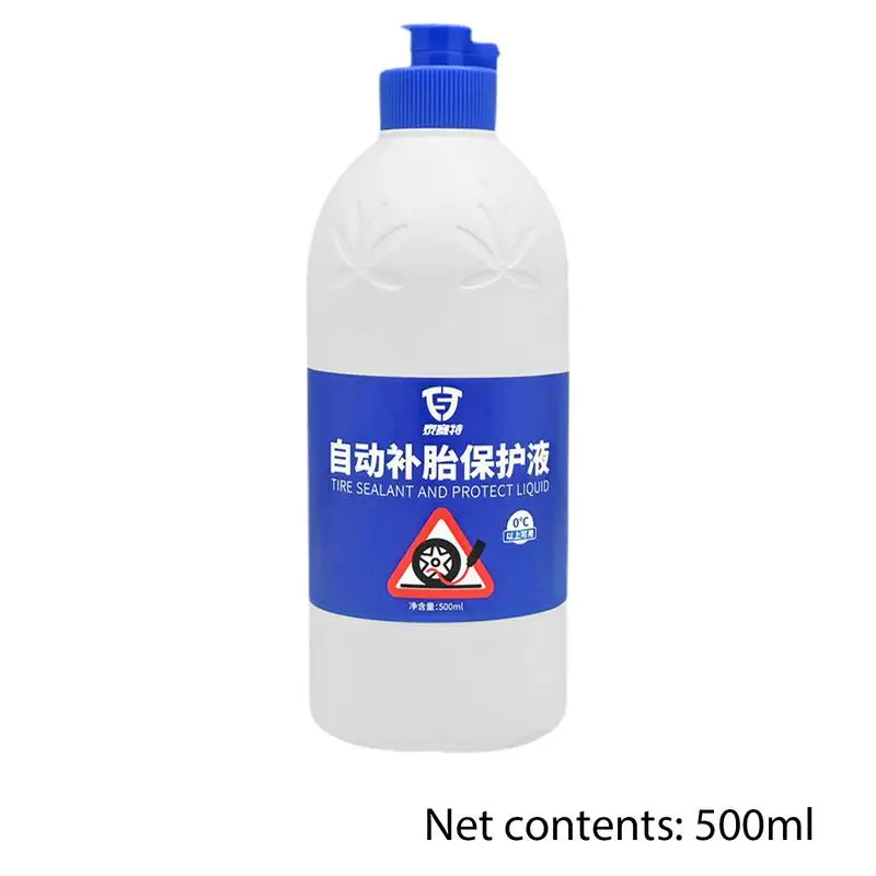 Car Tire Repair Sealant Multipurpose Flat Tire Repair Sealant 500ml Gentle Motorcycles Tire Repair Sealant Portable Tire Sealant