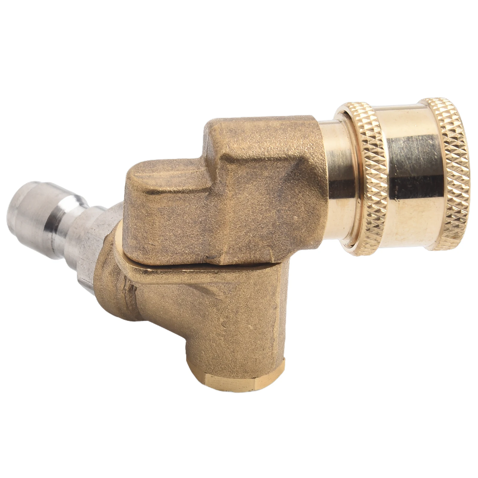 High-Quality Swivel Brass Coupler Attachment For Pressure Washer Nozzles Car Wash Water Head Hose Nozzles Wands Garden Tools