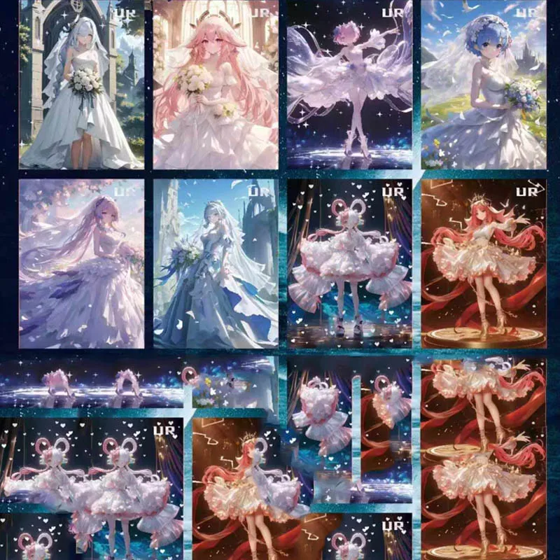 Goddess Story Hot And Spicy 3 Flower White Moonlight Cards Booster Box Erogenous Girls Party Trading Playing Cards - Image 2