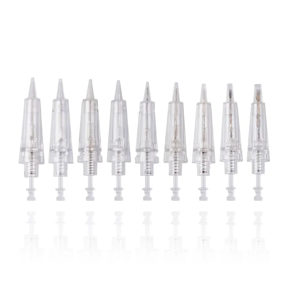 

50-ступенчатый картридж Naald Micro Nano Vervanging Naalden Tattoo Tips картридж для permanente make Weecht