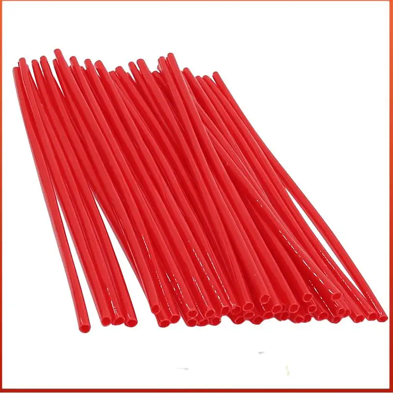 Spoke Skins Spoke Covers Trim Wrap Cover Decoration Protector Pipe for Motocross Bicycle Bike 10 Colors