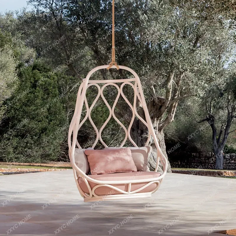 

Glider Hanging Basket Rattan Chair Home Leisure Lazy Indoor Balcony Nest Hammock Cradle Chair Rocking