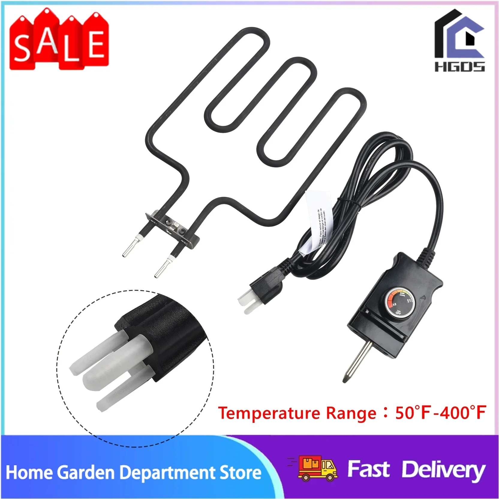 Elemento calefactor con termostato, kits de Control analógico para fumadores, freidoras de pavo para modelos 20072817, 20072917, 20073017, 20073716