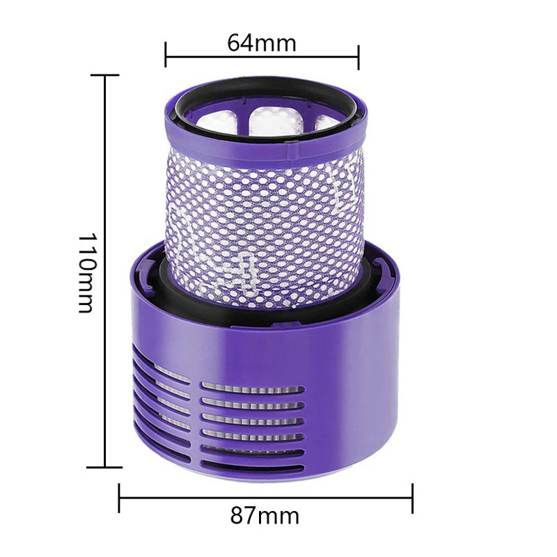 For Dyson V10 SV12 Home Cleaning Cordless Vacuum Cleaner Replacement Part, Removable Washable Filter Spare Part