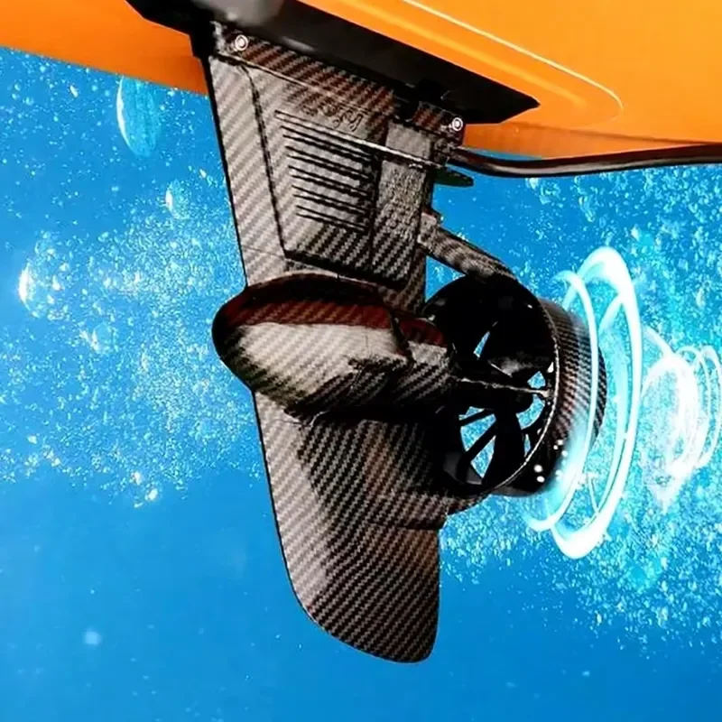 Yak Outdoors 24v Battery Electric Fin Carbon Fiber Paddle Board Push Motor Inflatable SUP Surf Kayak Top Speed 7.5 Km/h