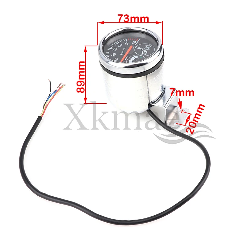 36V/48V speedometer pointer instrument steering indication suitable for ATV off-road motorcycle kart electric scooter