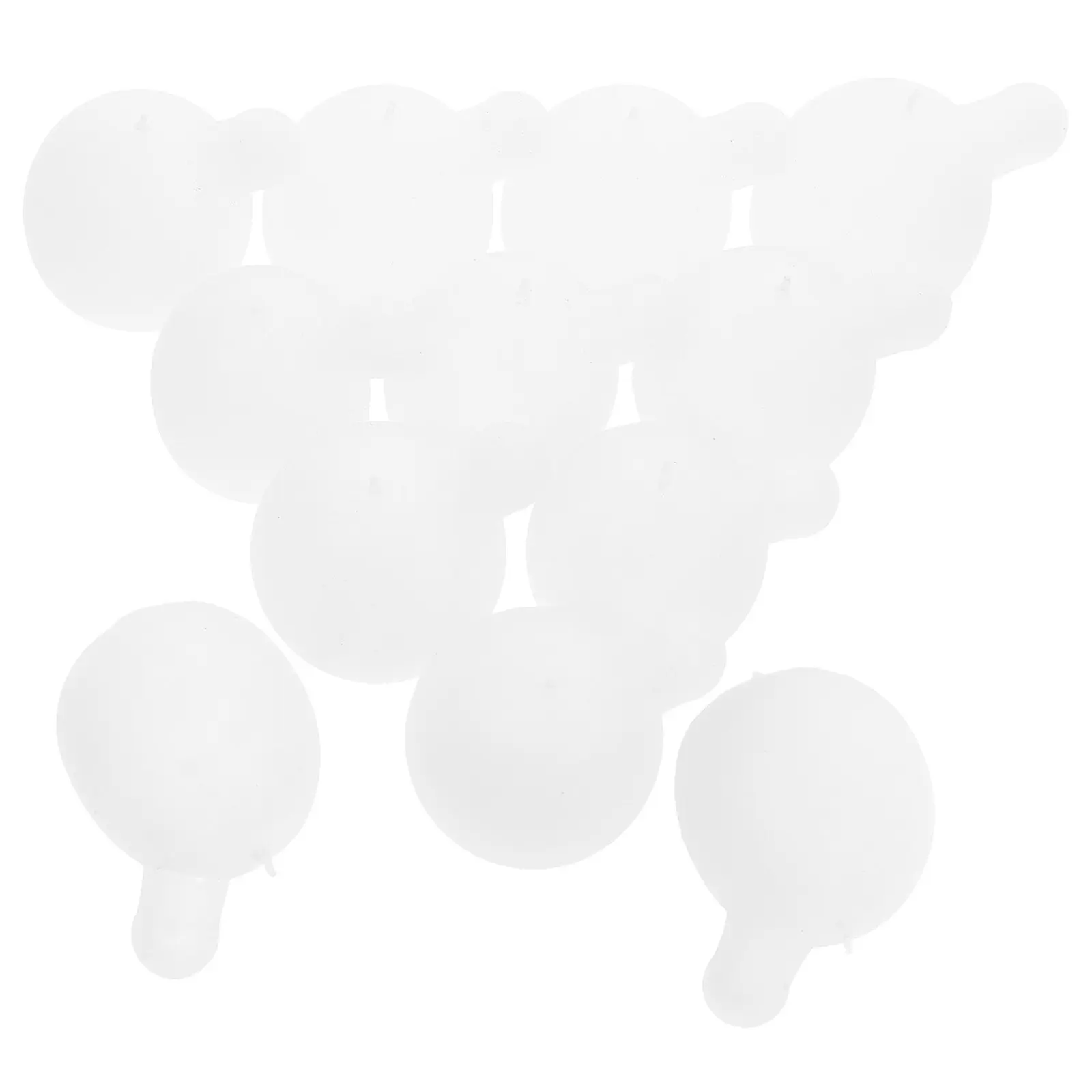 12Pcs Silicone Bubble Inserts Inner Replacement Parts Press Bubbles for DIY Squeeze Craft Making Supplies Replacement Squeeze