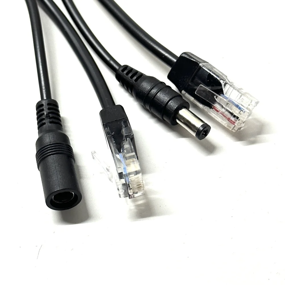 POE Adapter Splitter Cable Passive Power Over Ethernet POE Splitter Injector Power Supply Module 12-48v for IP Camera Cables