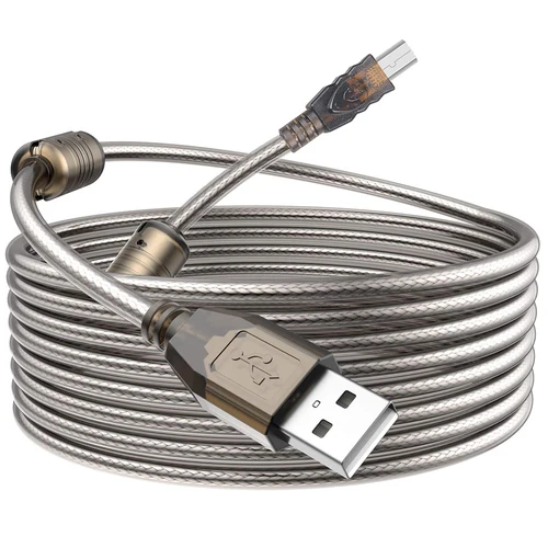 Cable de impresora USB 20M de largo cable de impresora USB 2,0 activo 10M 15M cable USB amplificador USB 2,0 A macho a B impresora de escáner macho