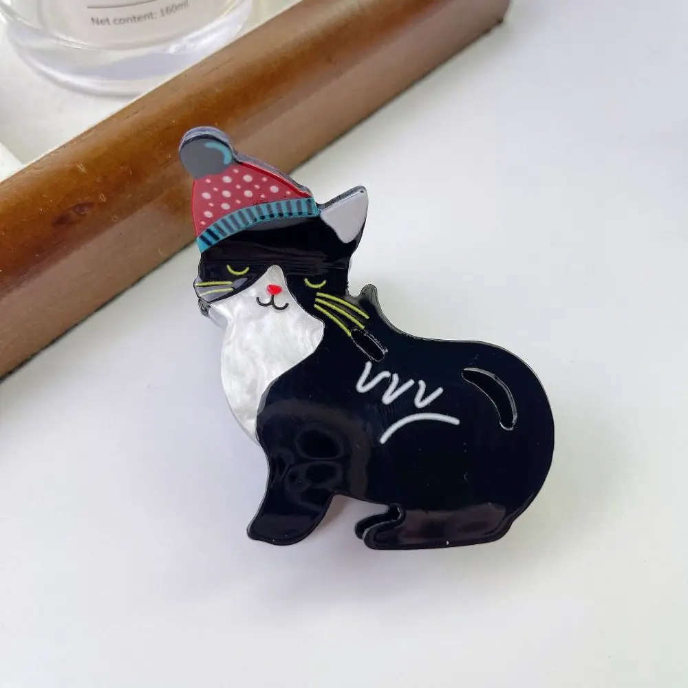 

Элегантный кошачий коготь для волос, мультяшный корейский стиль, заколка в виде акулы, держатель для хвоста, акриловая заколка для волос в виде животных, вечерние