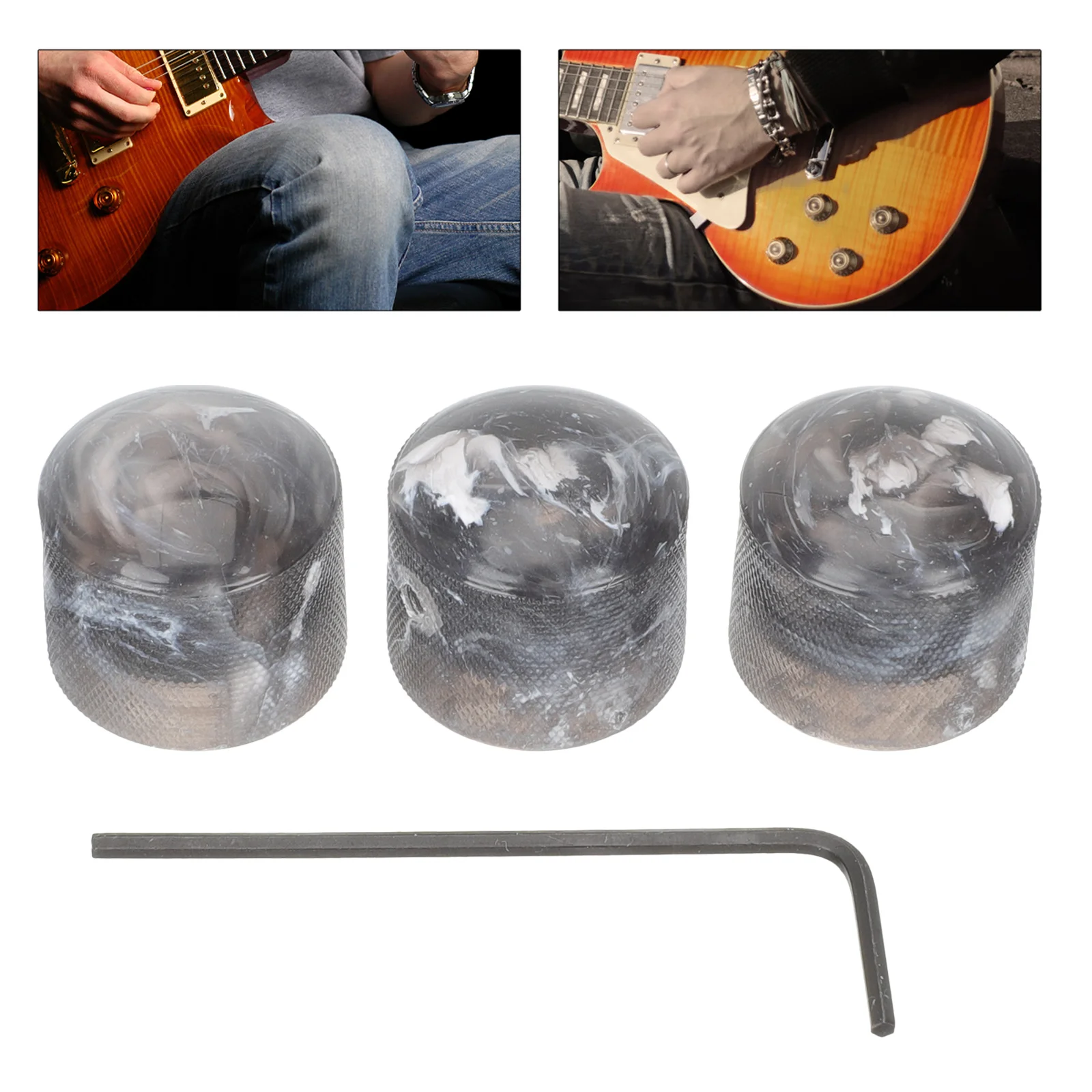 

Electric Guitar Buttons Knob Knobs Volume Potentiometer Accessories Rotary for Control Tuning