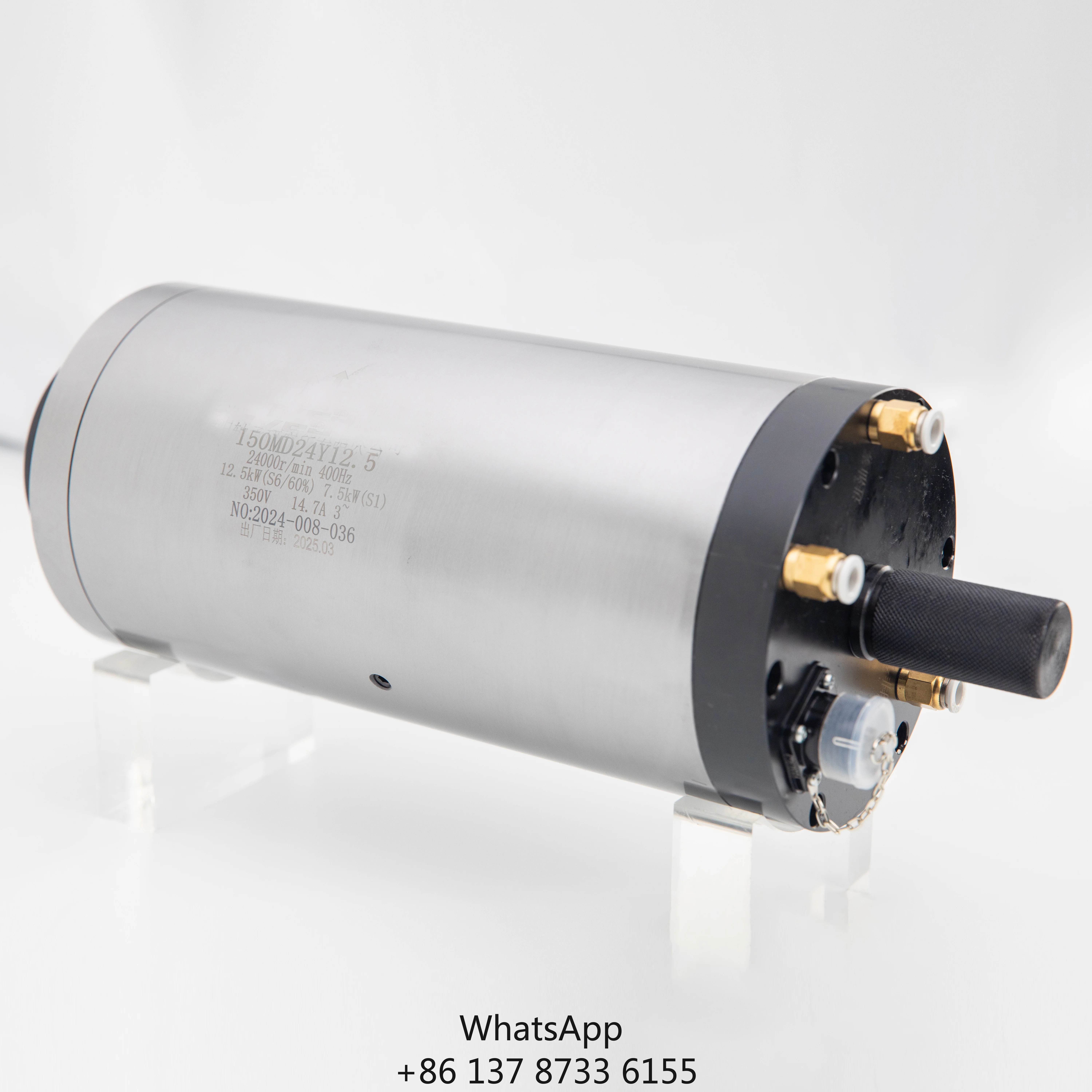 Ultra-High Speed 80,000RPM 100mm Oil-Air Lubricated Internal Grinding Spindle For Bearing Automotive Aerospace CNC