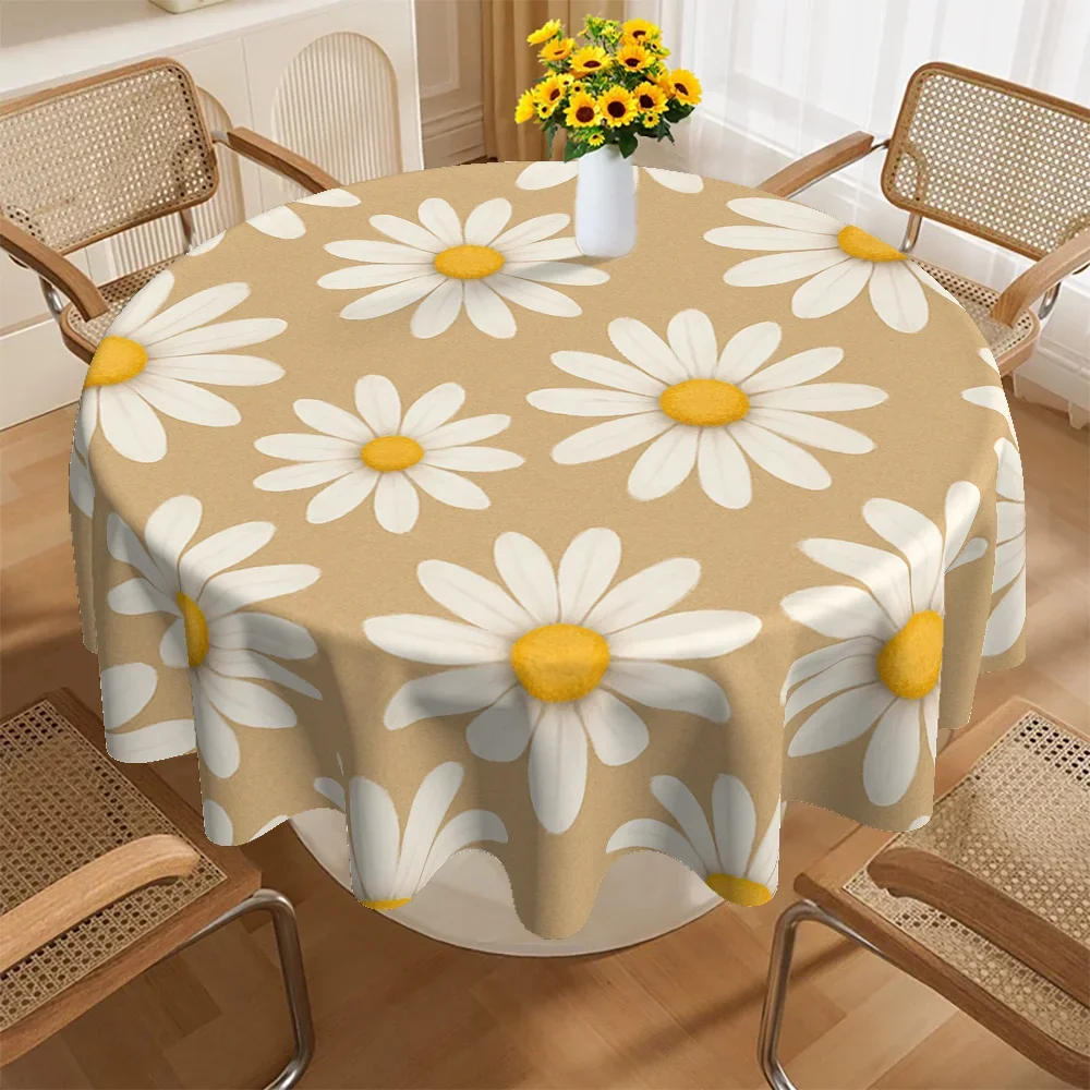 Round tablecloth, suitable for birthdays, weddings, anniversaries, graduation ceremonies, and housewarming parties.xzj