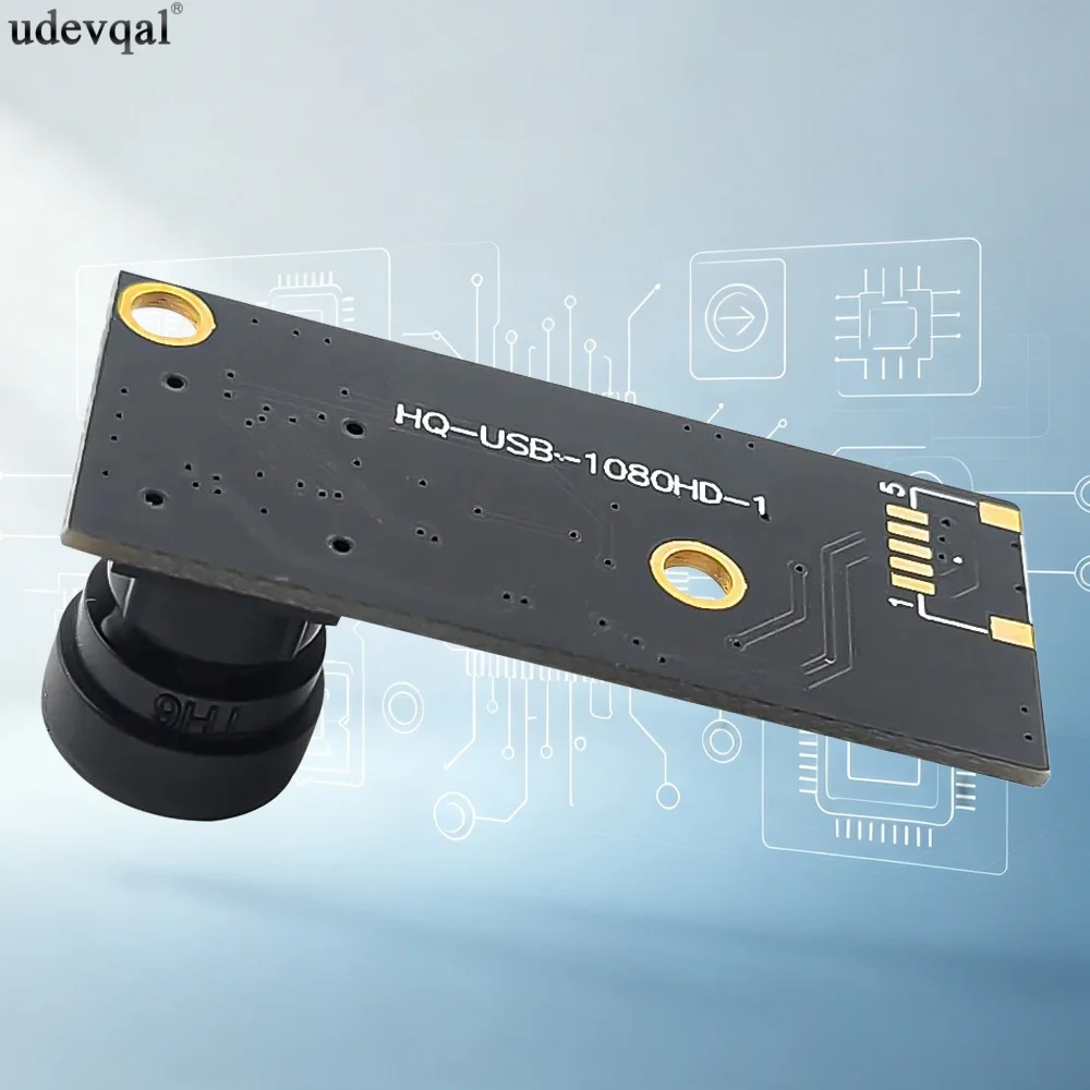 USB Camera Module with 0.5M Cable 2MP 1080P 30FPS MJPG UVC OTG Support for Laptop 3D Printer Face Recognition Driver Free