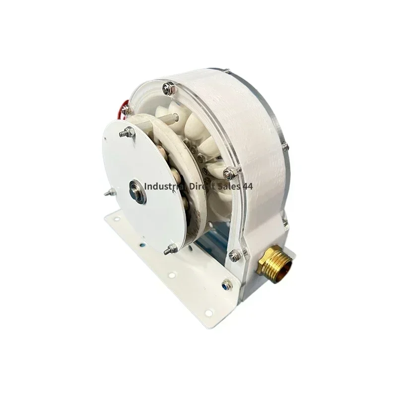 High efficiency Pelton hydroelectric generator, disk type coreless generator, impact type hydroelectric generator