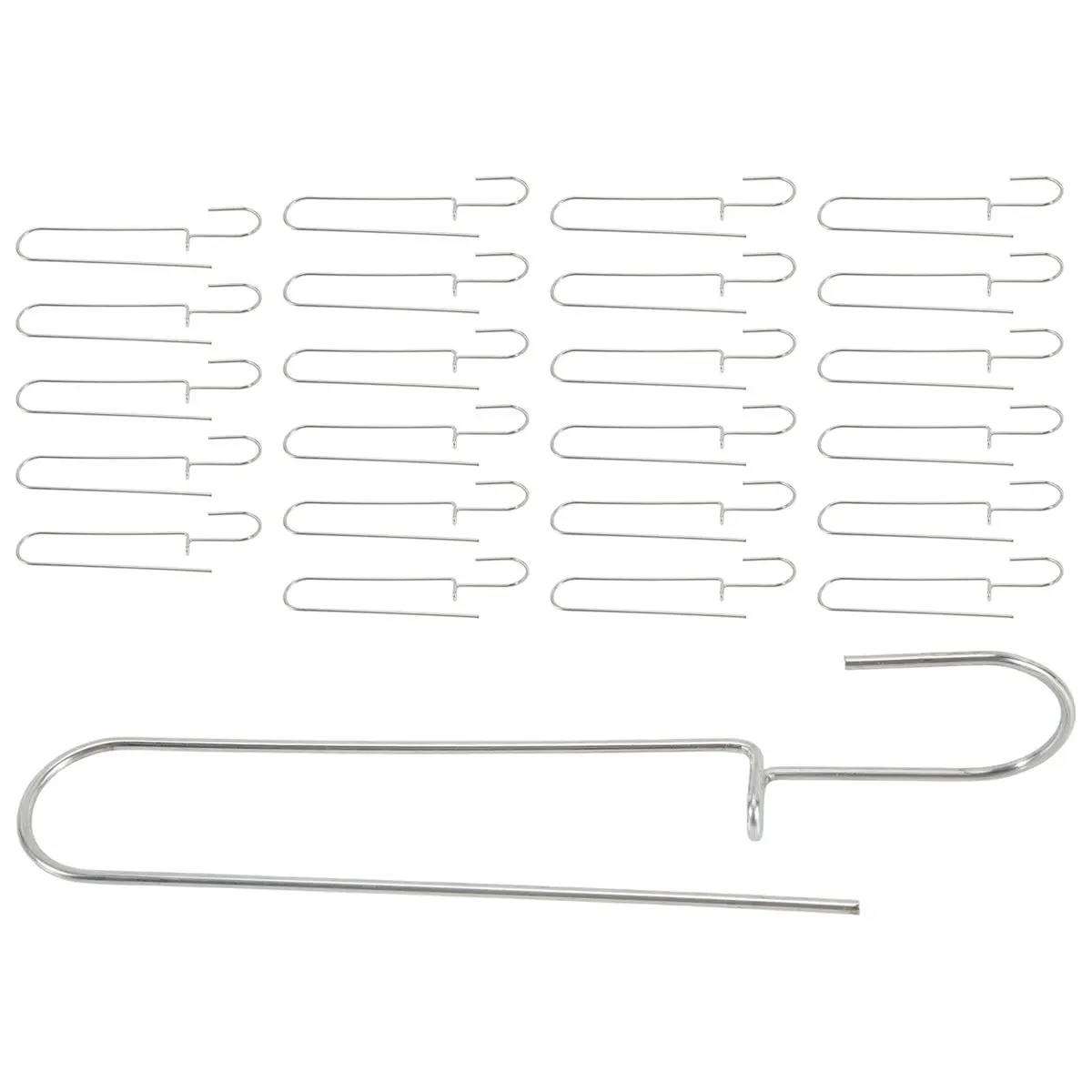 Final~~24 Pcs 7.3 Inch Metal Pattern Hooks Sewing Pattern Making Hanging Hanger