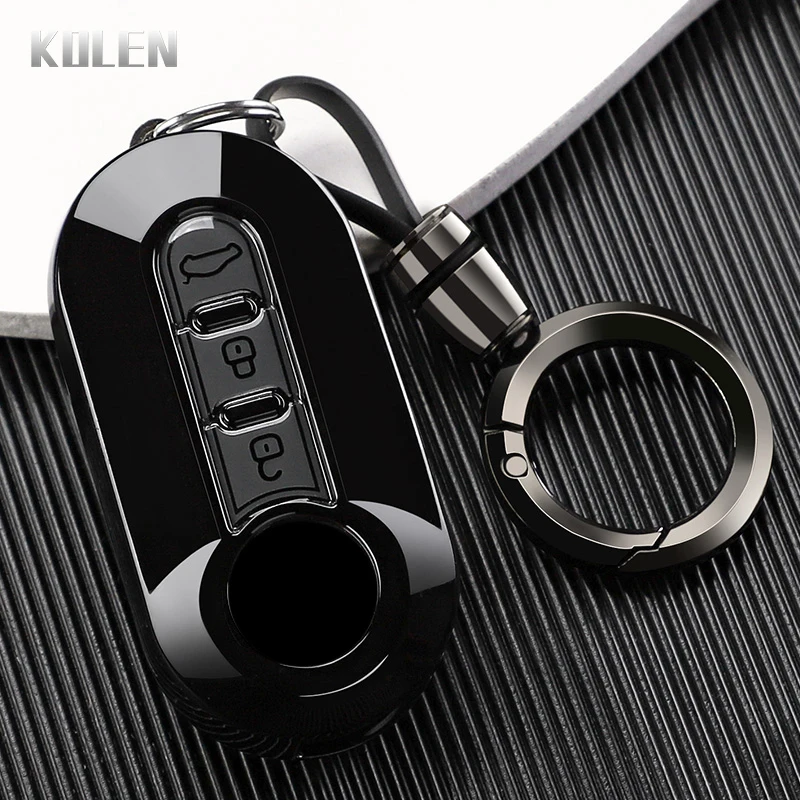 Premium TPU Autoschlüssel-Schutzhülle für Fiat 500 Ducato Panda 500L Punto Lancia Musa für Citroen Schlüsselschutz Zubehör – Detail 6