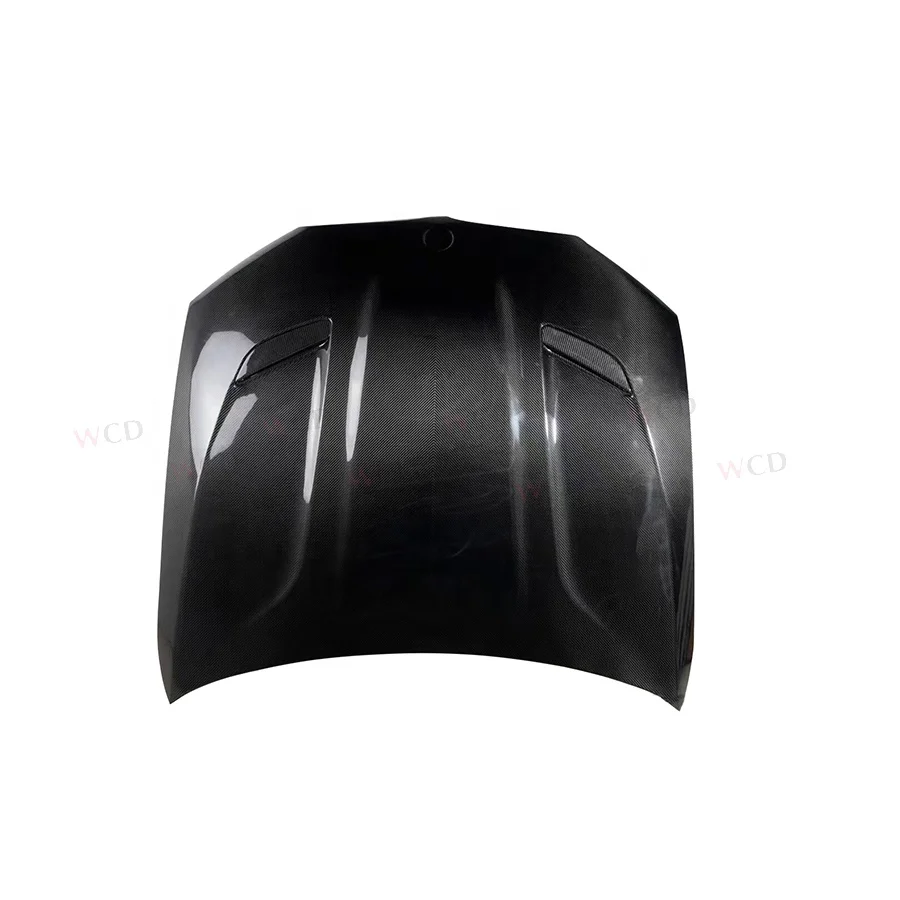 جديد forBMW F90 M5 LCI سيدان 4-Door 2018-2023 غطاء محرك من ألياف الكربون الجافة مع غطاء محرك السيارة الأمامي غطاء فتحة التهوية ملحقات السيارة