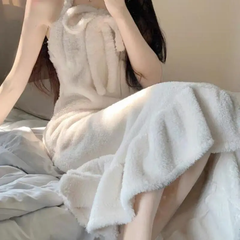 

Женская одежда, пижамы из кораллового флиса, зимние утепленные халаты на флисовой подкладке, ночная рубашка, домашняя одежда, модная удобная одежда