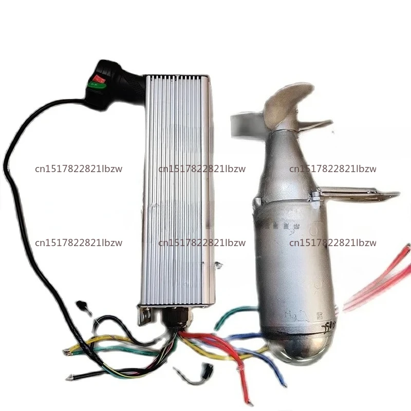 2500W 12V 24V 48V Brushless Underwater Propeller + Controller Propeller Electric Motor Fish Boat Brushless Sea Scooter