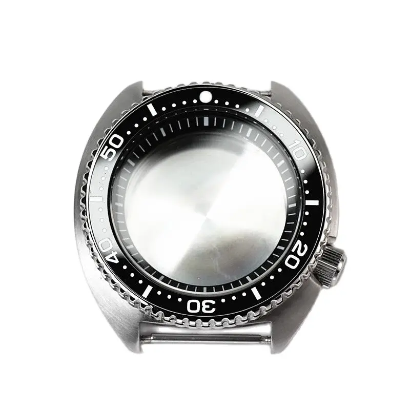 Deluxe 45mm Ceramic Insert Steel Turtle Sapphire Crystal Case Waterproof For Seiko Nh35 Nh36 Movement 28.5mm Dial lWatch Mod