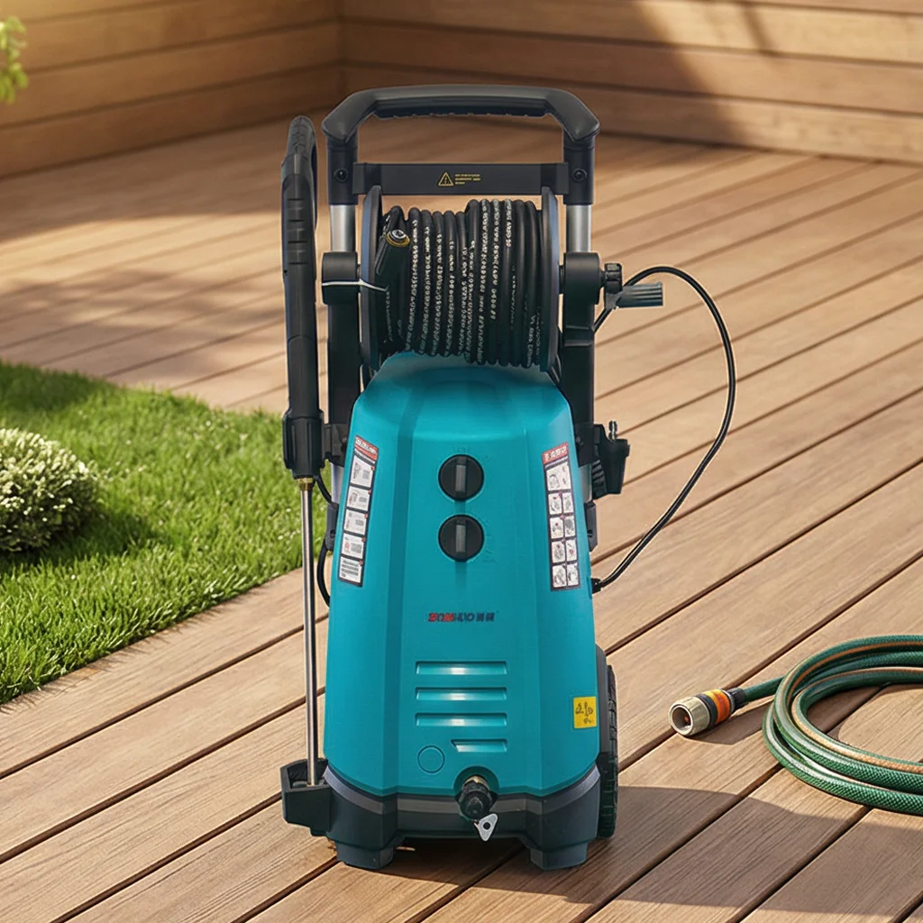 High Pressure Cleaner 135Bar Rechargeable Battery Operated for Home Garden Watering Car Cleaning