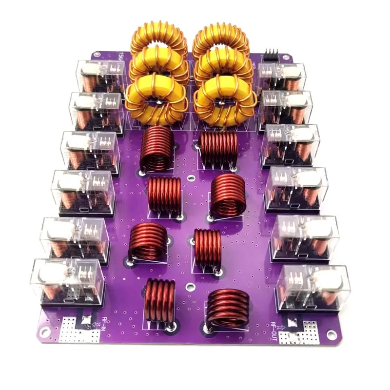 1500W 50Ω 1.8-54MHZ สนับสนุน SSB CW FM LPF Low Pass Filter LPF สําหรับ HF คลื่นสั้น HIFI เครื่องขยายเสียงวิทยุ Board